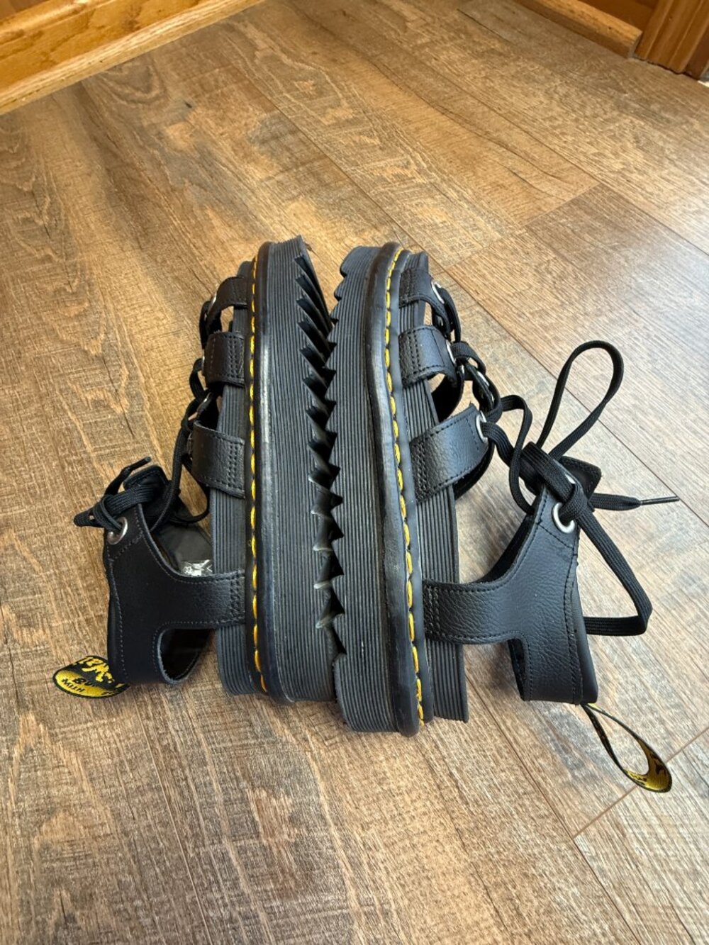DR MARTENS Women's Blaire Hardware Leather Strap Sandals size US 10 - Picture 10 of 10